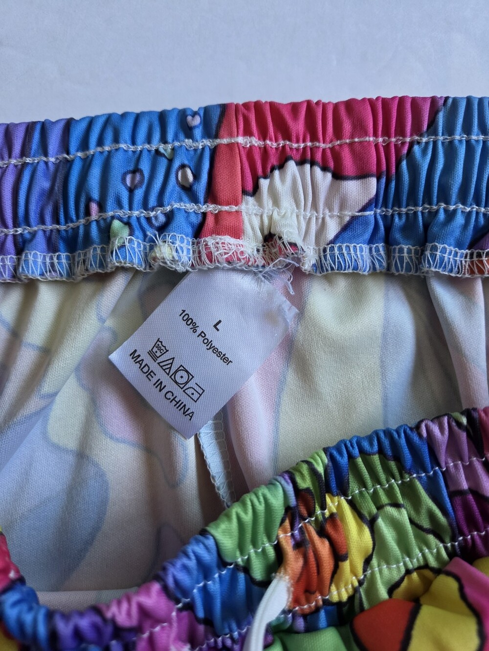 Psychedelic Rainbow Print Pants - Picture 3 of 6